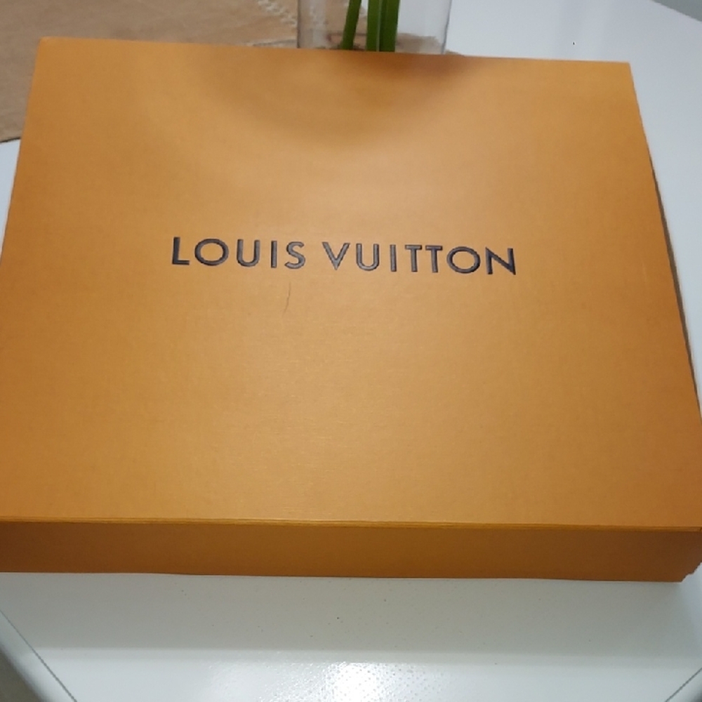 Louis Vuitton Signature Orange Box with Magnetic Closure
